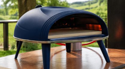 Four a pizza a gaz Delivita Diavolo bleu chez Barbecue and co_5